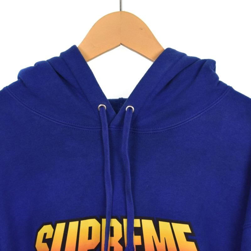 Supreme / 24SS/Geadient Hooded Sweatshirt/パーカー/XXL/コットン/BLU Supreme（シュプリーム） SUPREME 24SS Gradient Hooded Sweatshirt
