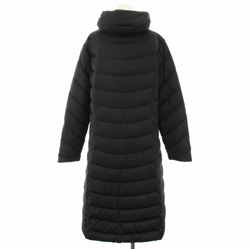 【美品】patagonia パタゴニア Aライン ロング ダウンコート　ブラック パタゴニア Patagonia ダウンコート アウター ロング L 黒 ブラック