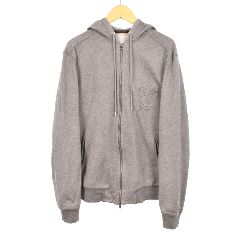 LOUIS VUITTON ルイヴィトン LVエンボスロゴ Wジップアップ