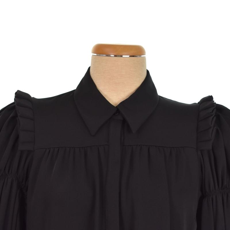 ヘンネ HAENGNAE OMOCHI BLOUSE ショルダーギャザーブラウス シャツ