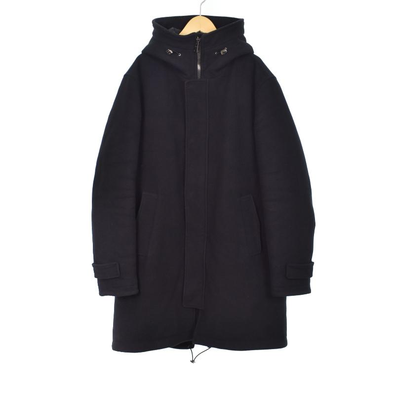 ヘルノ HERNO IN-TECH チェスターコート フード 52 黒 ブラック