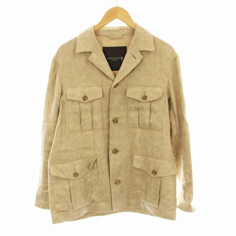 MACKINTOSH LONDON リネン　サファリジャケット　メンズ 00930k09-4.jpg