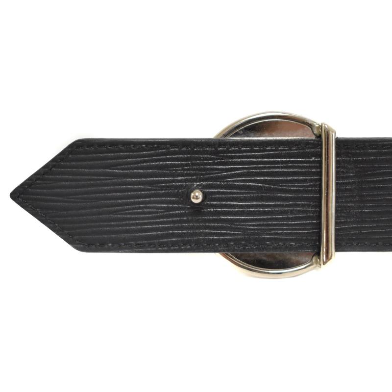 LOUIS VUITTON（ルイ・ヴィトン） ベルト LVバックル 90/36 黒