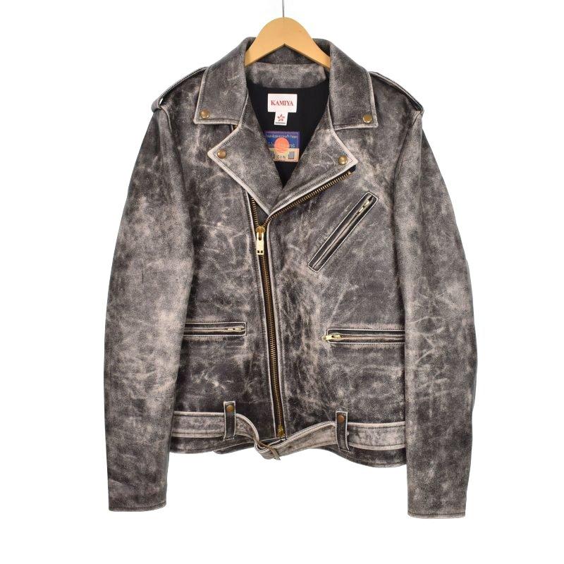 【中古】カミヤ KAMIYA ブラックミーンズ blackmeans 24SS Leather Biker Jacket レザーバイカージャケット G12BM101 カミヤ KAMIYA ブラックミーンズ blackmeans 24SS Leather Biker