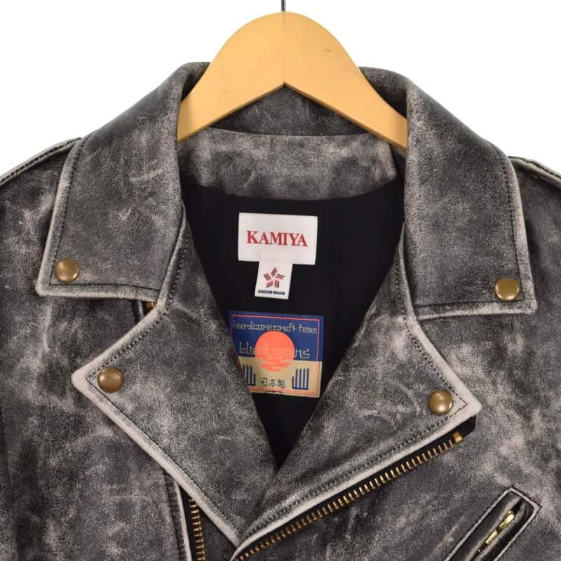 カミヤ KAMIYA ブラックミーンズ blackmeans 24SS Leather Biker