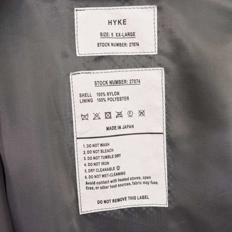 ハイク HYKE PARIGOT別注 TYPE L-2A JACKET ジャケット ブルゾン 5 XXL 