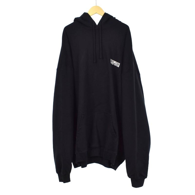ヴェトモン VETEMENT 24SS Embroidered Logo Hoodie エンブロイダリー