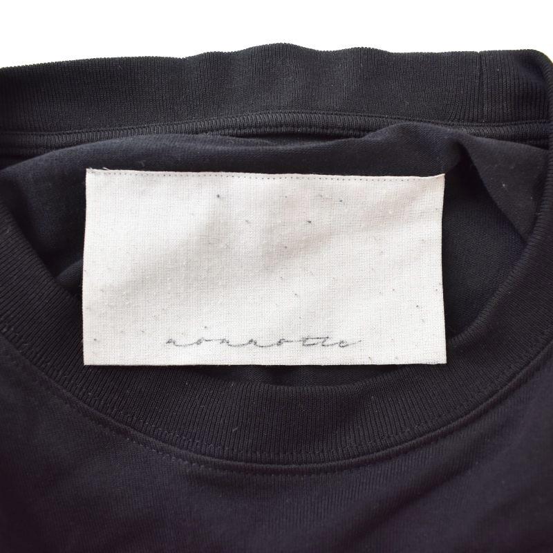 ノノット NONNOTTE 25SS New Standard T-Shirt 半袖 4 黒 ブラック N