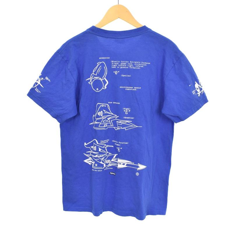 Supreme シュプリーム SUPREME 20SS Rammellzee Tag Tee Royal T