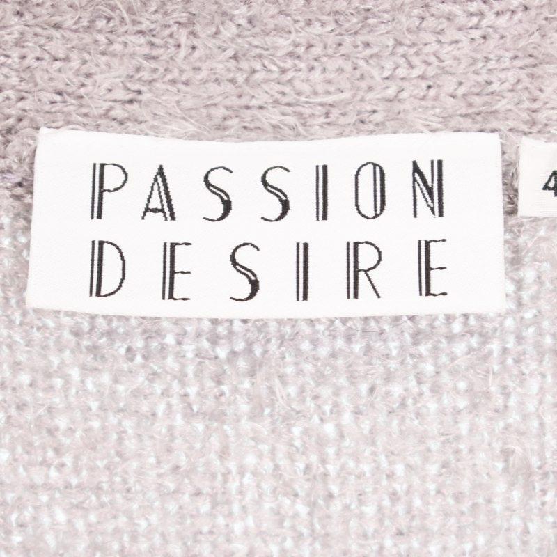 コンダクター el conductor H 24AW SHAGGY KNIT CARDIGAN PENTAGRAM