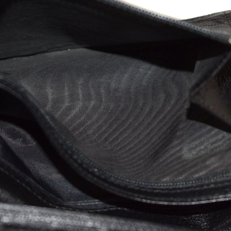 CHANEL シャネル 5番台 1998年製 二つ折り財布 ココマーク レザー 黒  