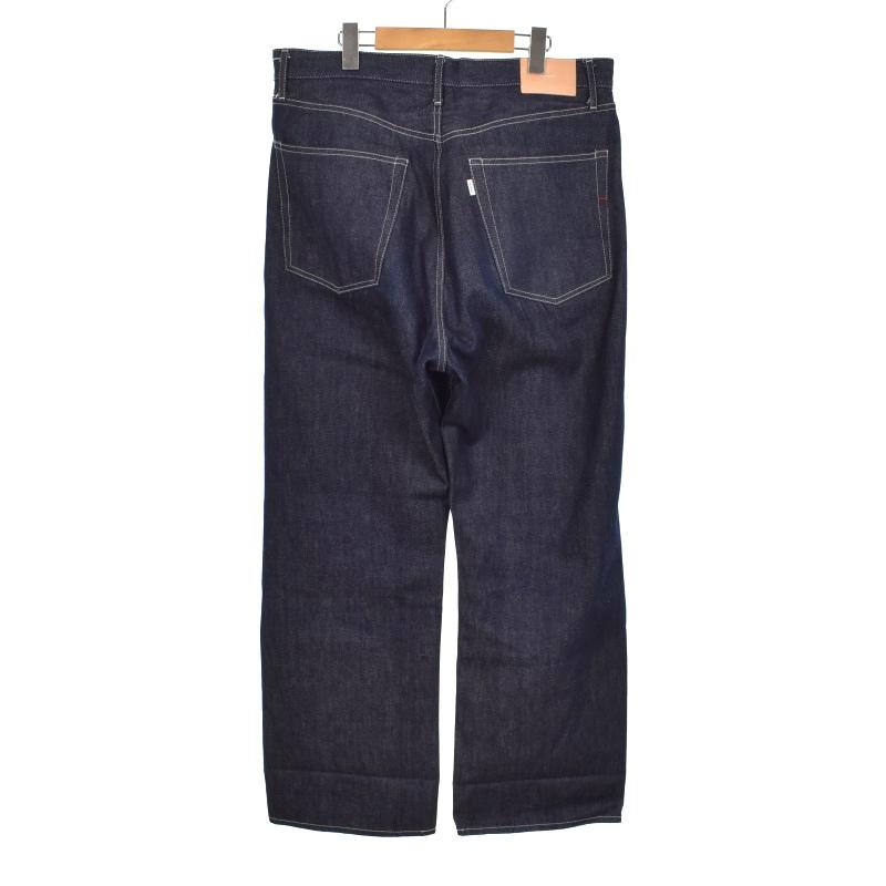 グラフペーパー Graphpaper Selvage Denim Five Pocket Wide Straight