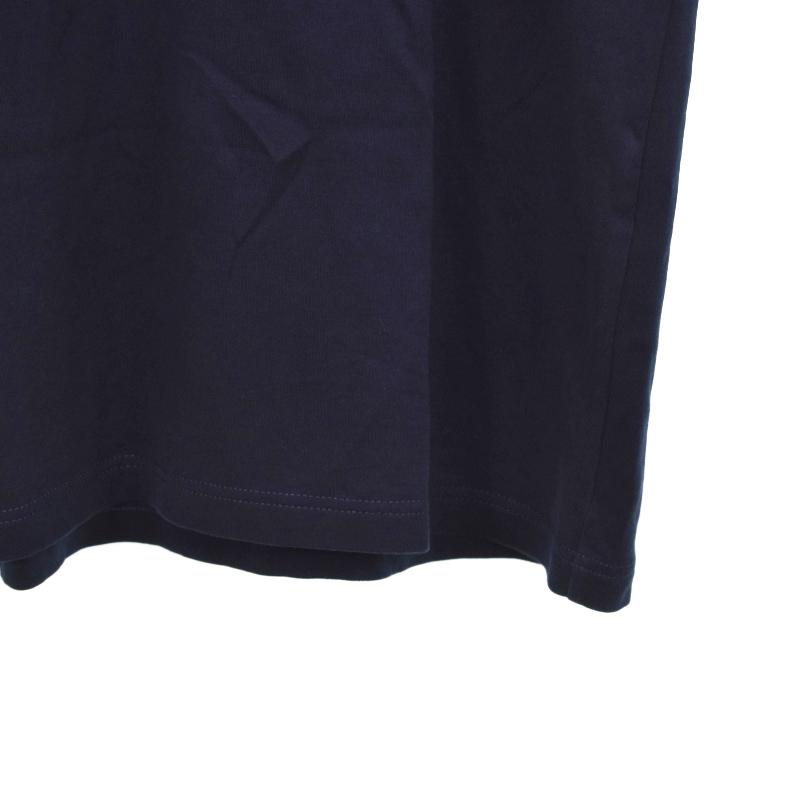 ベルルッティ Berluti Tシャツ 半袖 ロゴ刺繍 XL 紺 ネイビー メンズ  