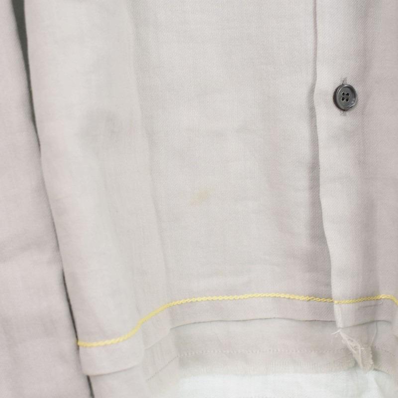 オーエーエムシー OAMC HAZE SHIRT シャツ 長袖 S グレー OAMQ605782