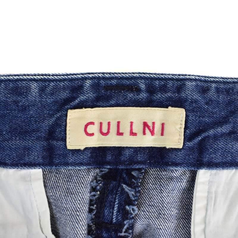 クルニ CULLNI LONG BELT TAPERED PANTS ベルト デニムパンツ ジーンズ