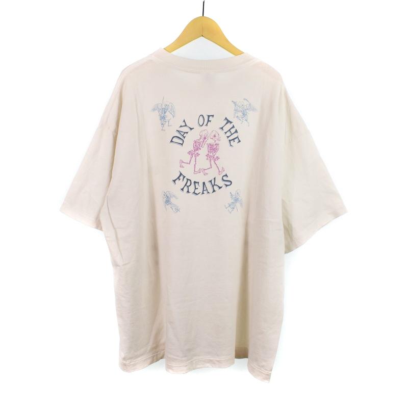セントマイケル SS TEE/DAY OF THE FREAKS/ホワイト　XL SAINT M×××××× - 【ラスト1点】SM-HR8-0000-023 / SS TEE / DAY