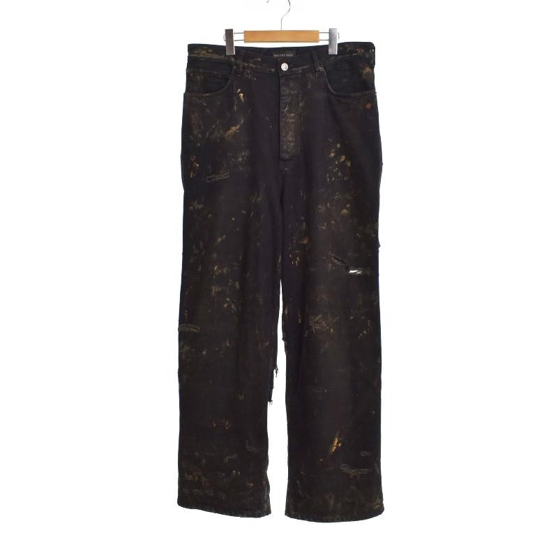 BALENCIAGA スーパーバギーデニム BALENCIAGA（バレンシアガ） BALENCIAGA 23SS SUPER DESTROYED BAGGY