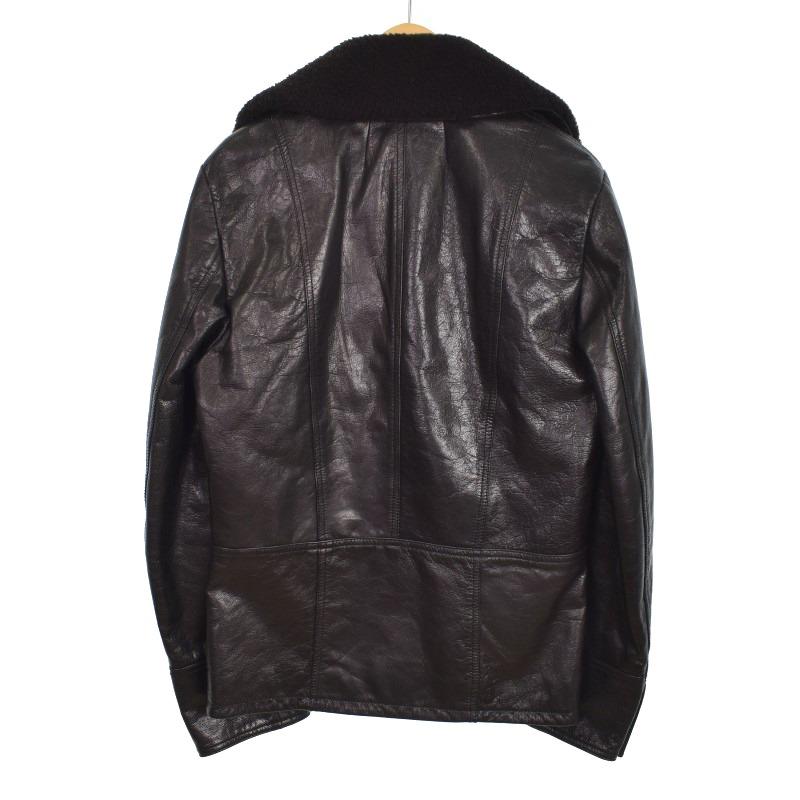 【中古】ドルチェ&ガッバーナ ドルガバ レザージャケット ライダースジャケット ダブル ゴートスキン G94999L/FULH7 DOLCE&GABBANA（ドルチェ & ガッバーナ） ドルガバ レザージャケット