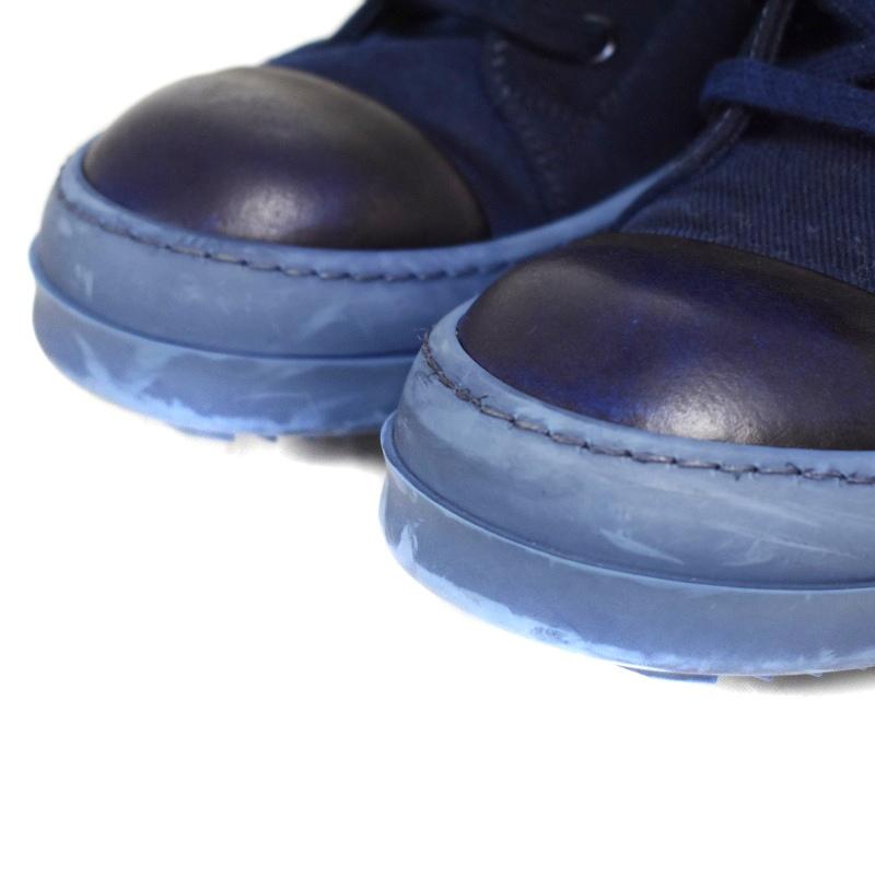 【中古】ダークシャドウ DRKSHDW Cotton Denim High コットン デニム ハイカット スニーカー キャンバス 41 DU01C6800 ダークシャドウ DRKSHDW Cotton Denim High コットン デニム