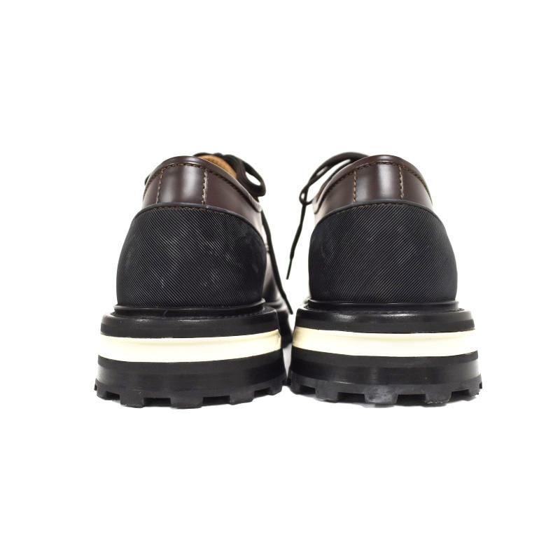 ジルサンダー JIL SANDER メタルアイレット レザー ダービーシューズ
