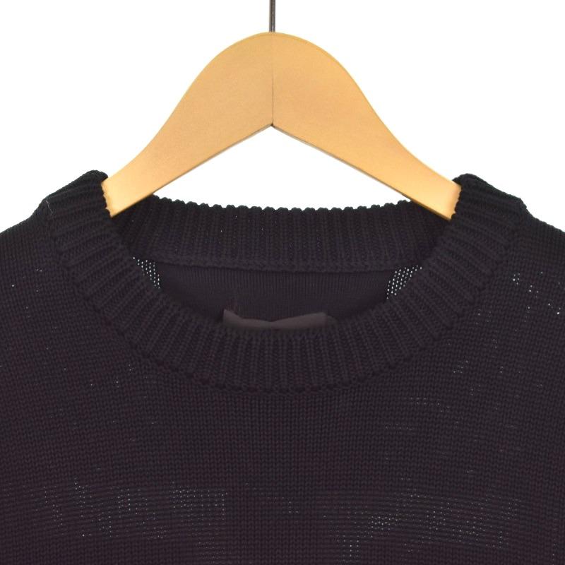 ジバンシィ GIVENCHY 22SS Logo Embroidered Cotton Knit Sweater