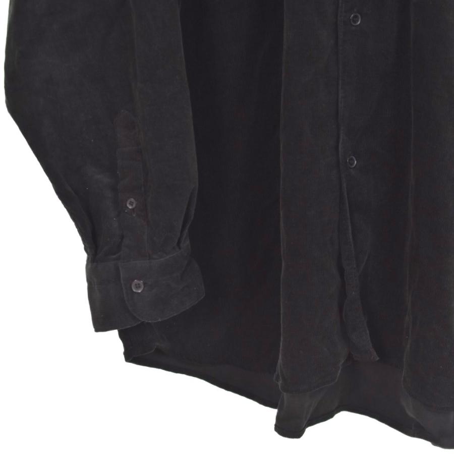 コモリ COMOLI 24AW コーデュロイ コモリシャツ 長袖 5 黒