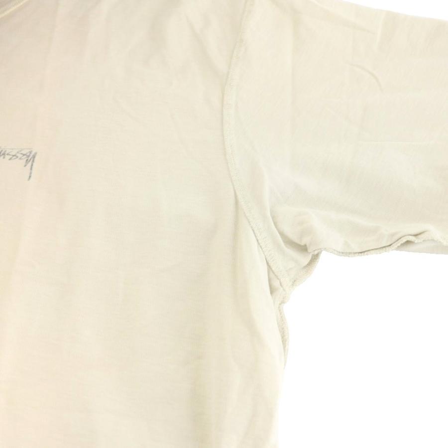 STUSSY ステューシー Tシャツ カットソー 半袖 ロゴ XL ベージュ /AN32  
