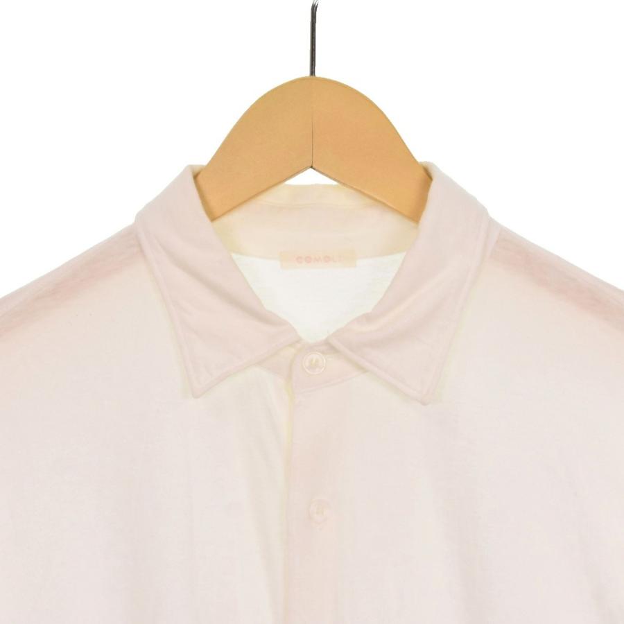 コモリ COMOLI 25SS ジャージ コモリシャツ 長袖 2 白 ホワイト B01  