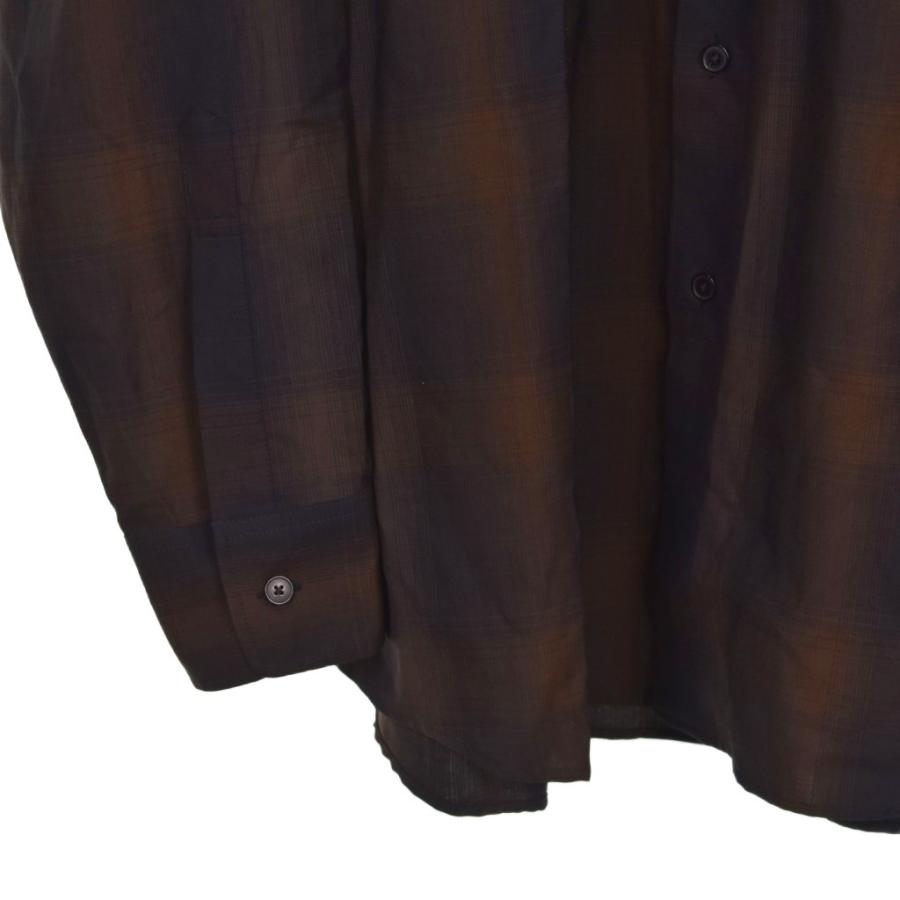 オーラリー AURALEE 23SS SUPER LIGHT WOOL CHECK SHIRT スーパー