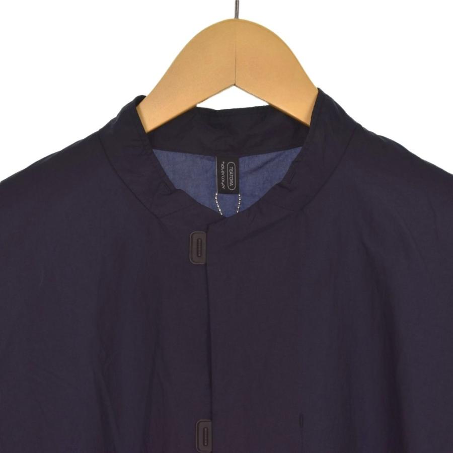 未使用品 テアトラ TEATORA CAPSULESNAP SHIRT S/S HL スタンドカラー