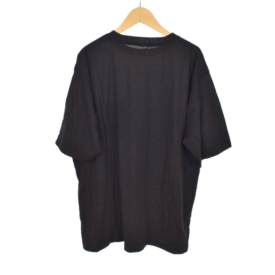 25ss COMOLI サマーウール 半袖Tシャツ 2 コモリ COMOLI 25SS サマーウール 半袖 Tシャツ 2 黒 ブラック B01