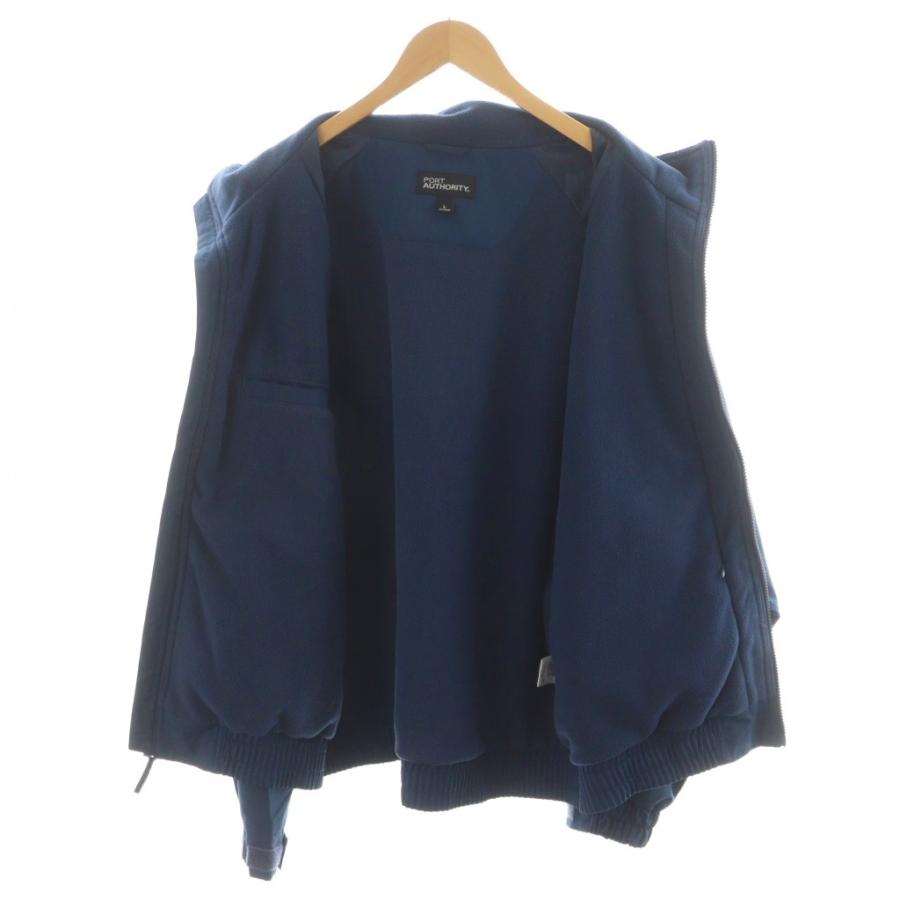 700FILL ジャケット ロゴ ジップアップ L 紺 ネイビー J329 /AN20