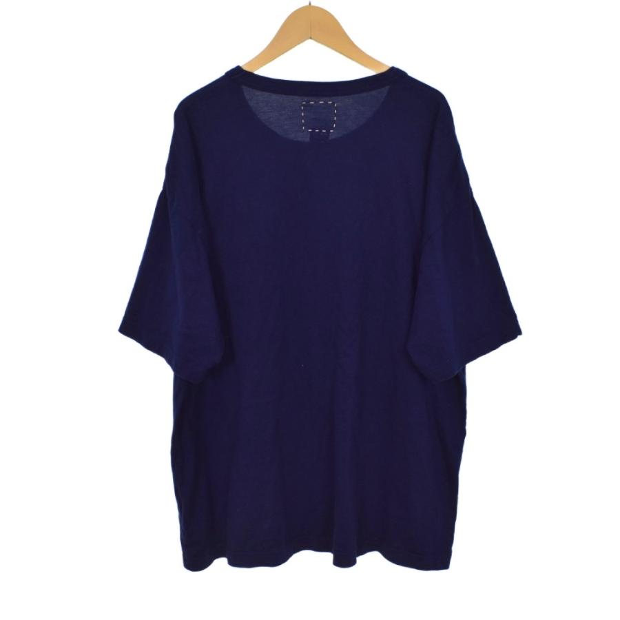 ビズビム VISVIM ポケットTシャツ カットソー 半袖 2 ネイビー 紺