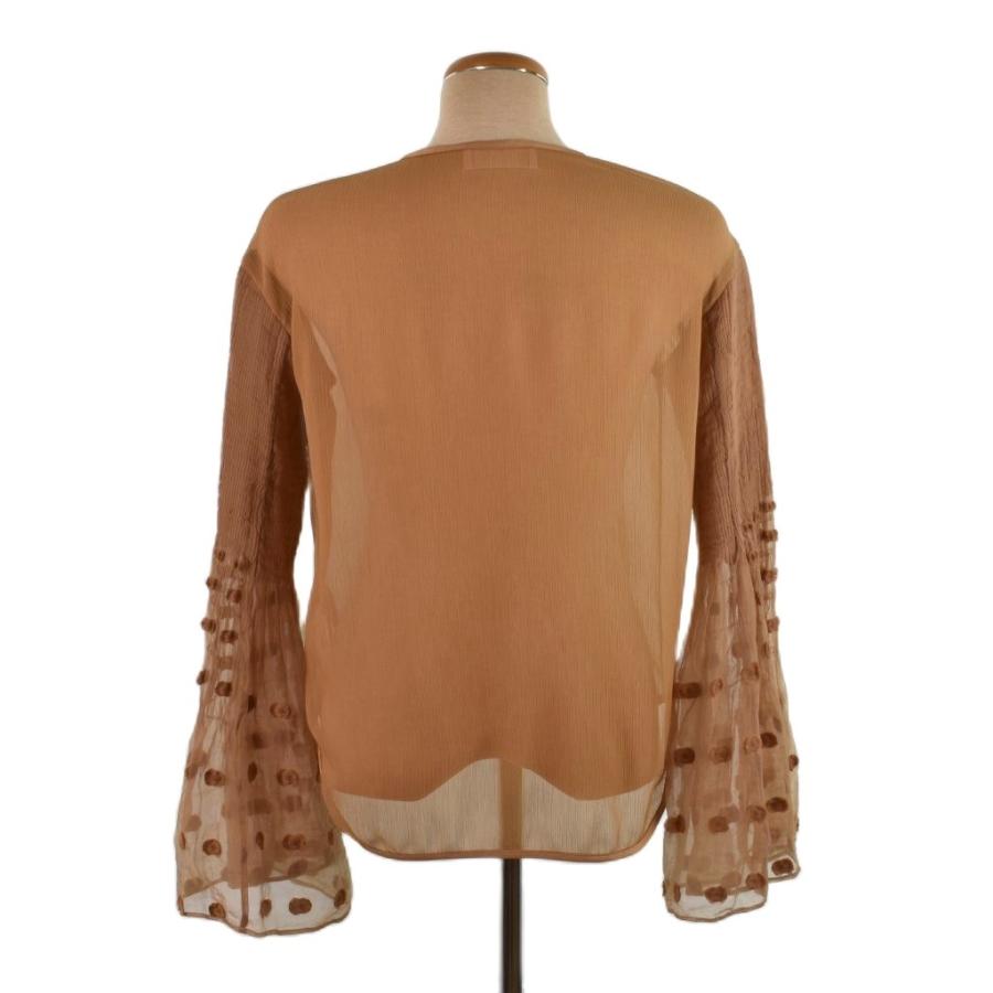 マメクロゴウチ Mame Kurogouchi 19SS ベルスリーブフレア袖ブラウス 1