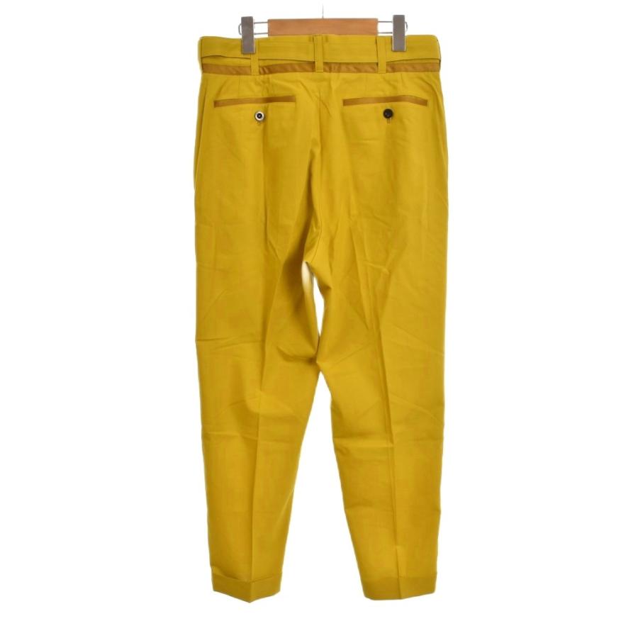 サカイ sacai 21AW SUITING PANTS スーチングパンツ ベルテッド タック