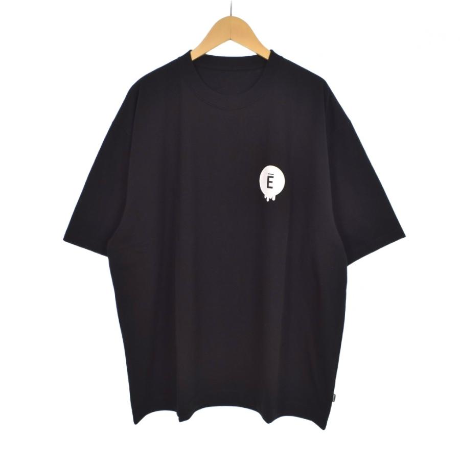 25ss 新品 エンノイ CIRCLE E DRIP T-SHIRTブラック L ザエンノイプロフェッショナル The ennoy Professional 25SS Circle E