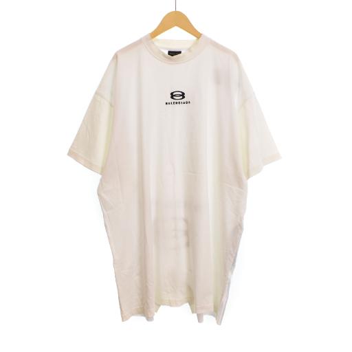 BALENCIAGA バレンシアガ 半袖Tシャツ ホワイトМ BALENCIAGA（バレンシアガ） BALENCIAGA 23AW スポーツアイコン T