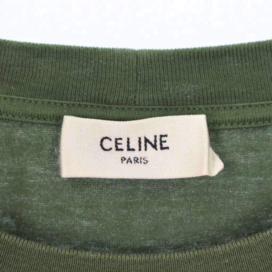 CELINE（セリーヌ） CELINE Tシャツ カットソー 半袖 ロゴ プリント M