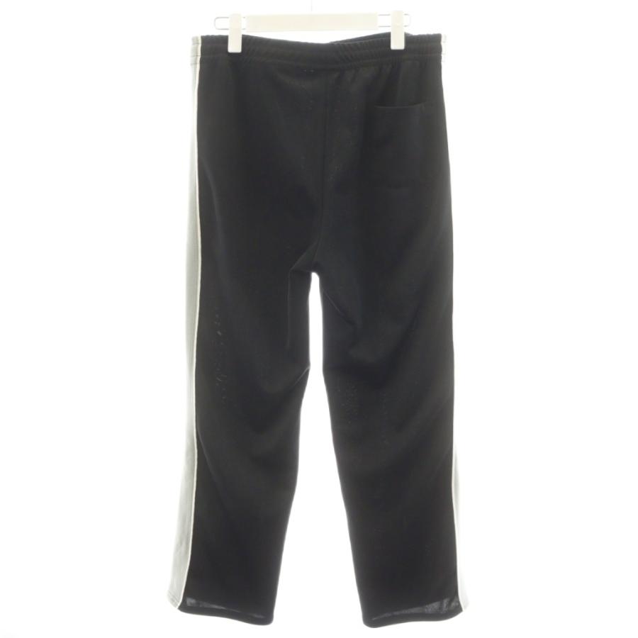 ブレス BREATH トラックパンツ イージーパンツ ロゴ 刺繍 M グレー 黒