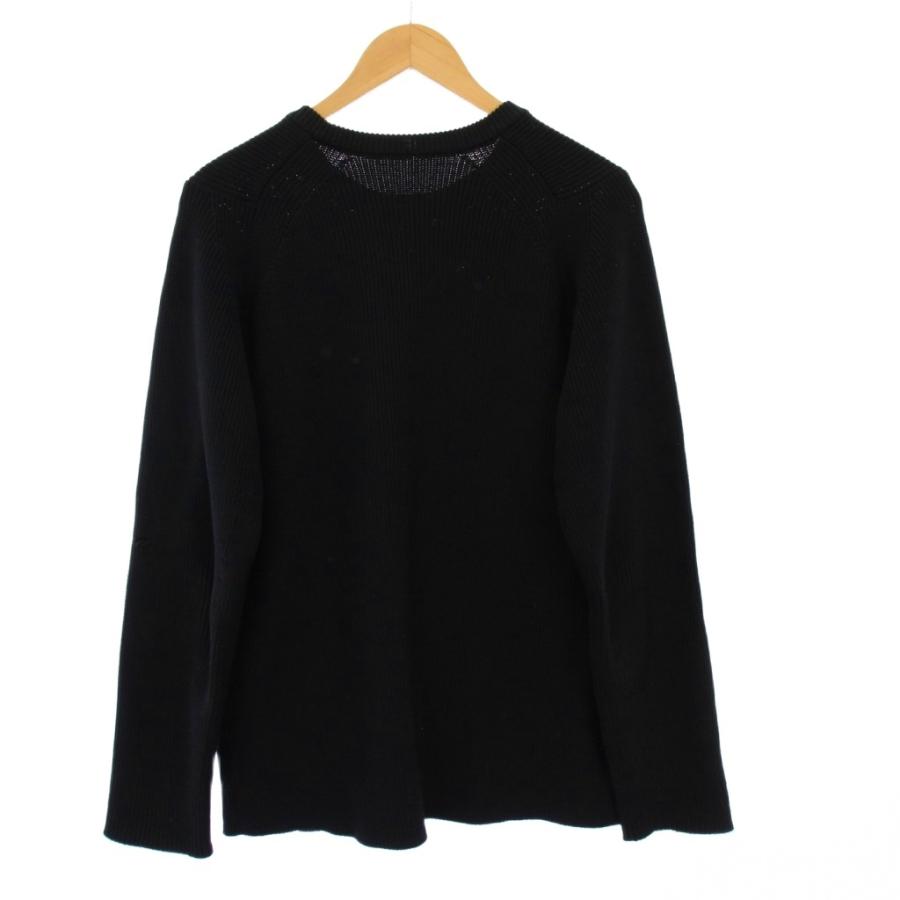 テアトラ TEATORA CARTRIDDGE KNIT CREW 7G ニット セーター 長袖 1 黒