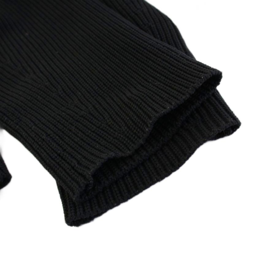 テアトラ TEATORA CARTRIDDGE KNIT CREW 7G ニット セーター 長袖 1 黒