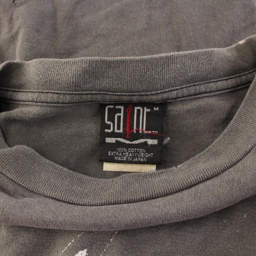 【中古】セントマイケル 23SS デビルハンド Tシャツ カットソー 半袖 プリント ダメージ加工 M SM-S23-0000-003 セントマイケル SAINTMICHAEL 23SS DEVIL HND デビルハンド Tシャツ