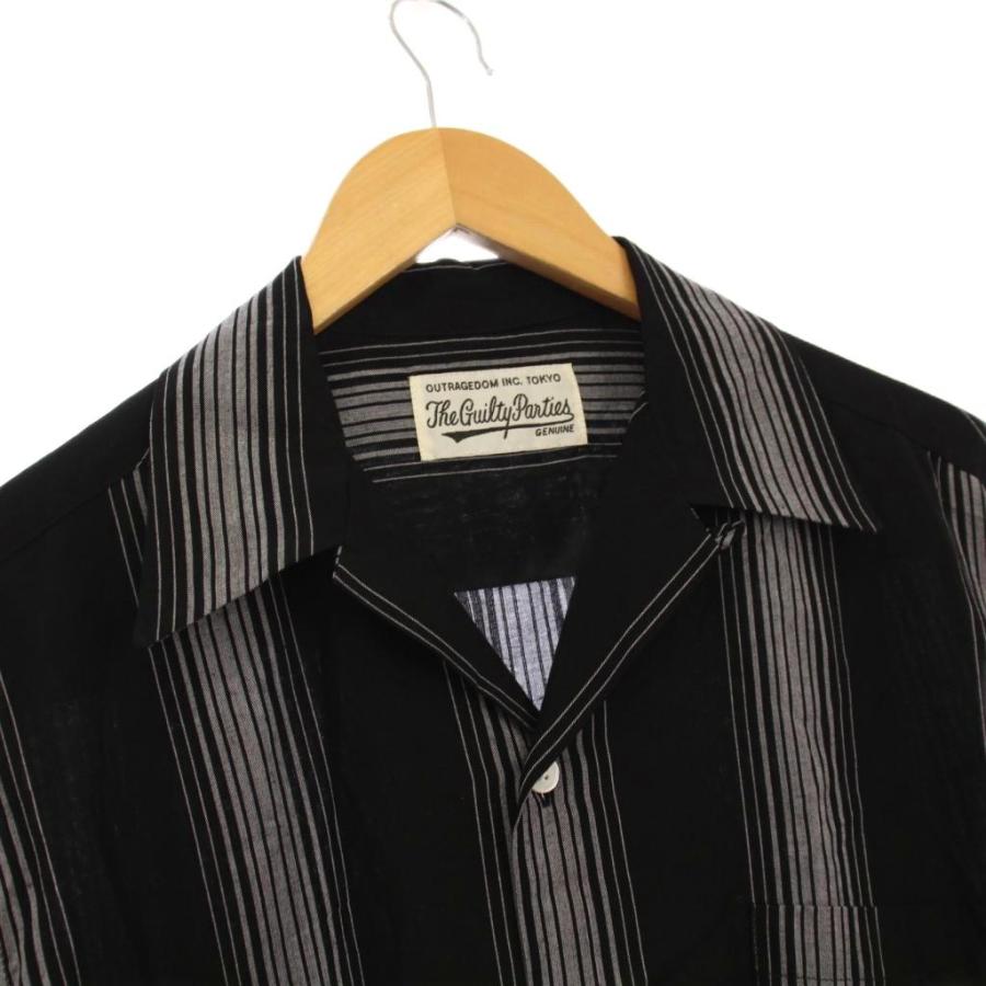 WACKO MARIA（ワコマリア） WACKO MARIA STRIPED OPEN COLLAR SHIRT SS