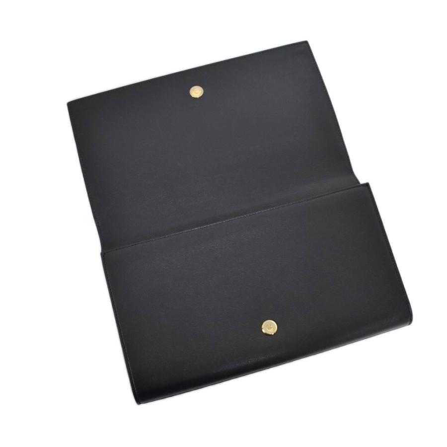 YSL　イヴサンローラン　クラッチバッグ　セカンドバッグ　ブラック　レザー　黒 Yves Saint Laurent（イヴ・サンローラン） クラッチバッグ セカンド