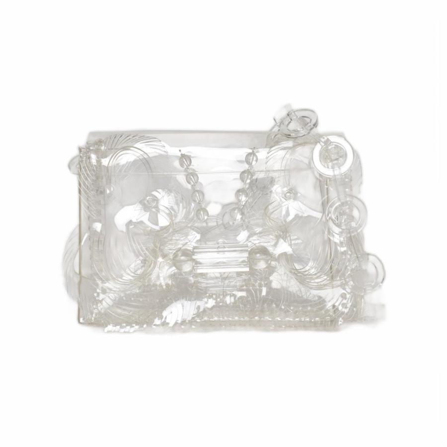 マメクロゴウチmame pvc ハンドバッグbotanical bagクリア 【公式通販】