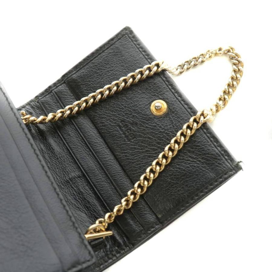 GUCCI（グッチ） シェリーライン ラジャ チェーンウオレット 財布 二
