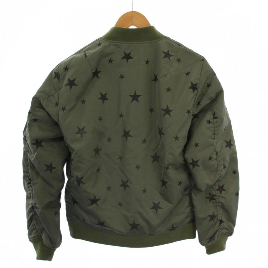 キャリー CALEE ALLOVER STAR PATTERN MA-1 ブルゾン ジャケット