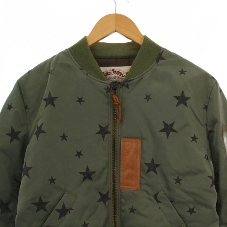 キャリー CALEE ALLOVER STAR PATTERN MA-1 ブルゾン ジャケット