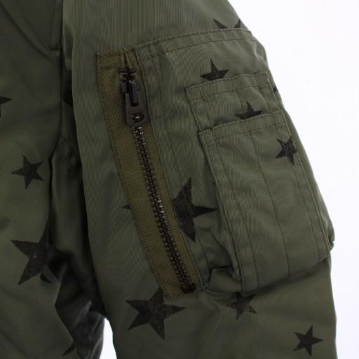 キャリー CALEE ALLOVER STAR PATTERN MA-1 ブルゾン ジャケット