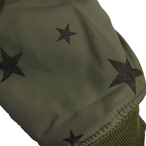 キャリー CALEE ALLOVER STAR PATTERN MA-1 ブルゾン ジャケット